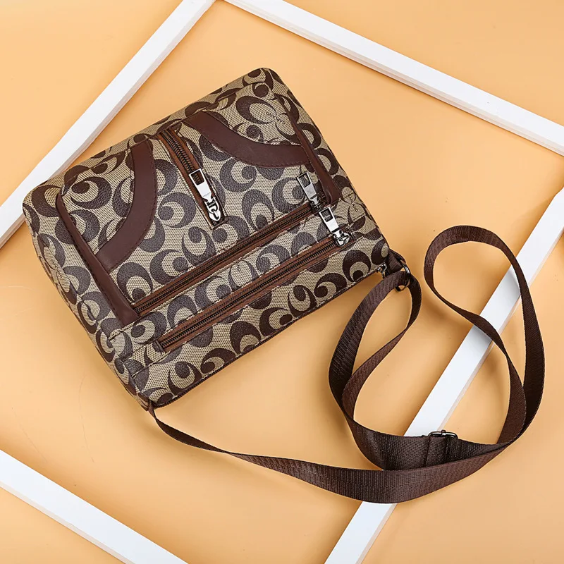 New Arrival Women's Fashion Handbag Multi Layer Elegant Mom Bag Chic Shoulder Crossbody Bag Large Capacity