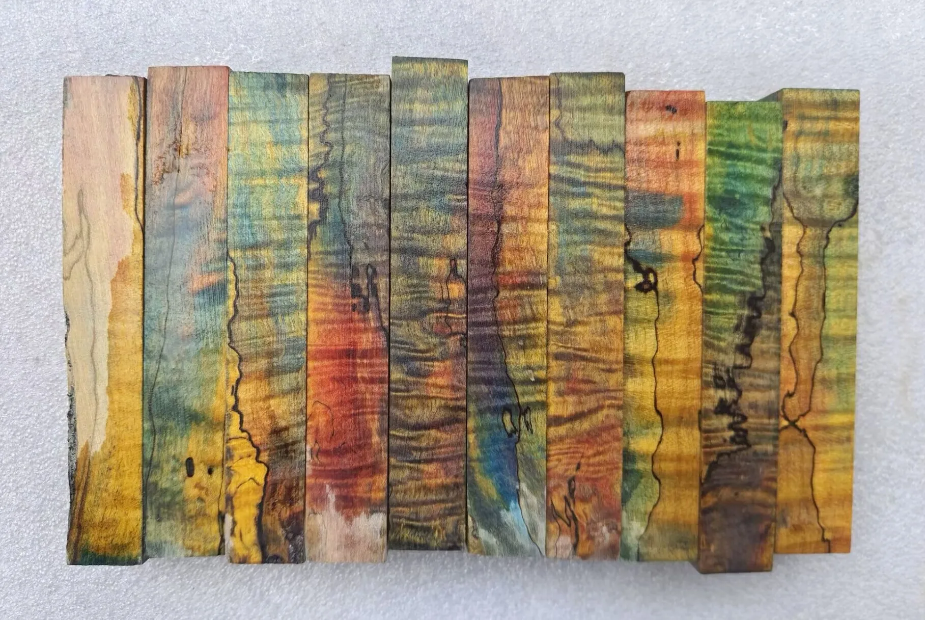 20x20x120mm stabilized maple wood line Pen Blank