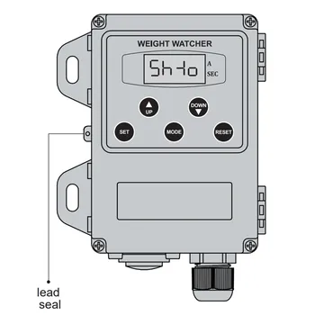 CWL-010 Protezione Elettronica Digitale Contro Sovraccarico e Limitazione di Corrente, Monitor di Sicurezza per Motori AC, Paranchi e Gru a Ponte