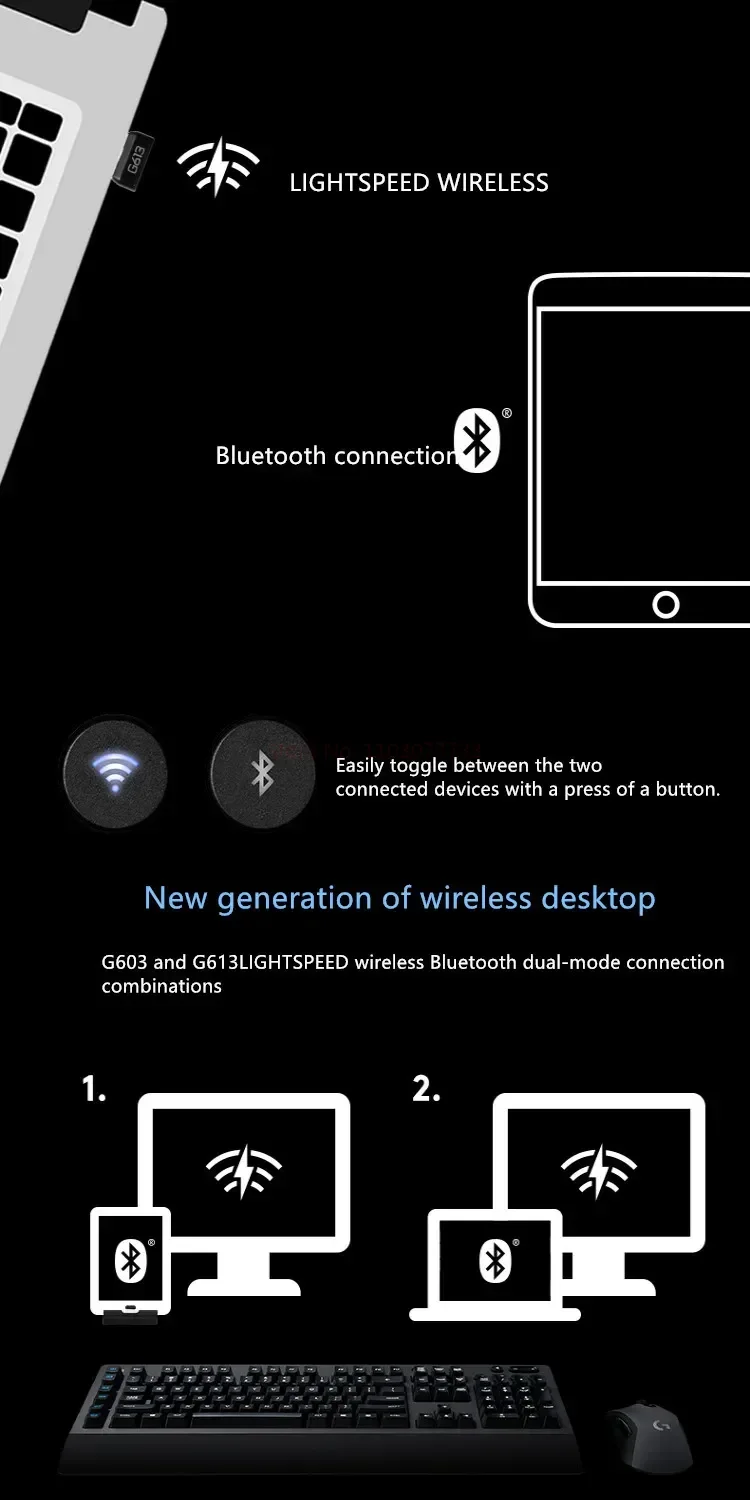 Logitech G613 Wireless Mechanical Keyboard Image 3