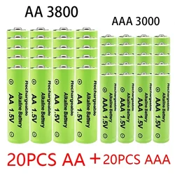 High - Capacity Rechargeable AA & AAA Batteries (20AA20AAA)