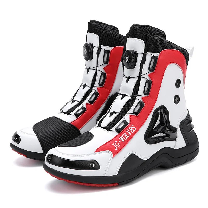 

HD Motorcycle Boots Off-Road Cycling Shoes Moto Biker Motorcycle Shoes For Autumn Winter Outdoor Waterproof Boot Men Man Women