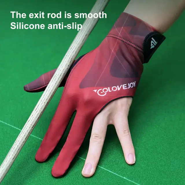 Billiards Gloves Enhanced Grip Left Right Hand Open Three Finger Professional Billiards Gloves Snooker Table Tennis Gloves 1