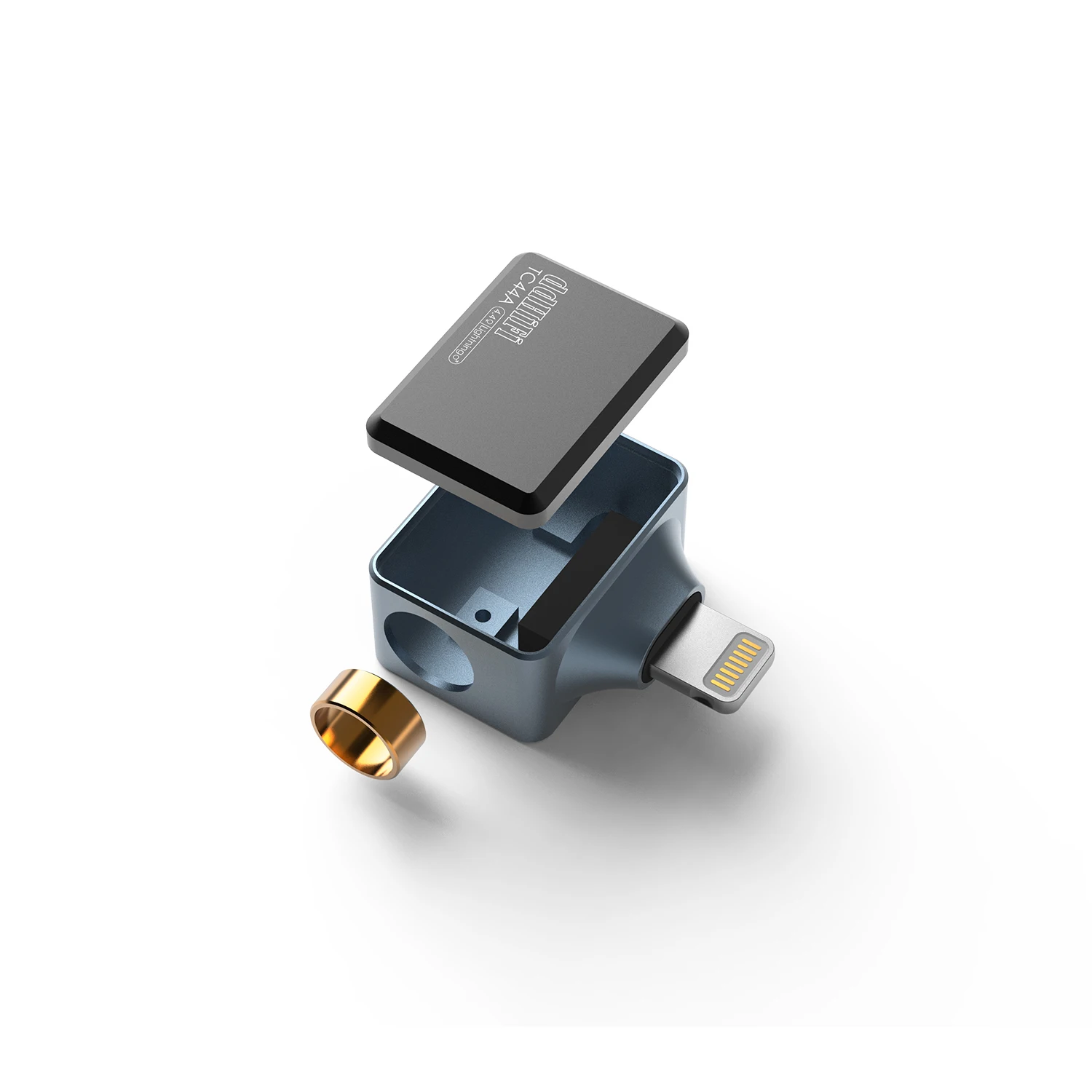 DD ddHiFi TC44A Lightning to 4.4mm Headphone Adapter for iPhone CS43131 DAC Chip Supports Native DSD256 and 32-bit 384kHz PCM