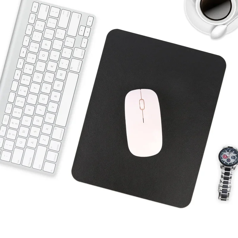 Compact Non-Slip Waterproof Leather Mouse Pad – Durable & Easy to Clean Gaming/Desktop Mat
