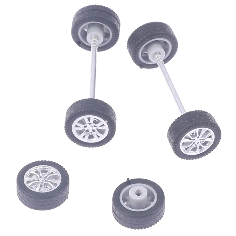 

1Set 1:64 Wheels For Hotwheels With Rubber Tire Model Model Car Modified Parts Racing Vehicle Toys New Arrival