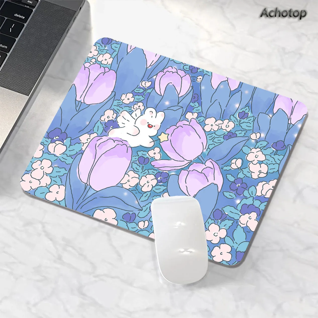 

Kawaii Cute Anime Mouse Pad Gaming Mouse Mat Small Mousepad Rubber Deskmat Company Desk Pad Big Mousepads 18x22cm Rug Carpet