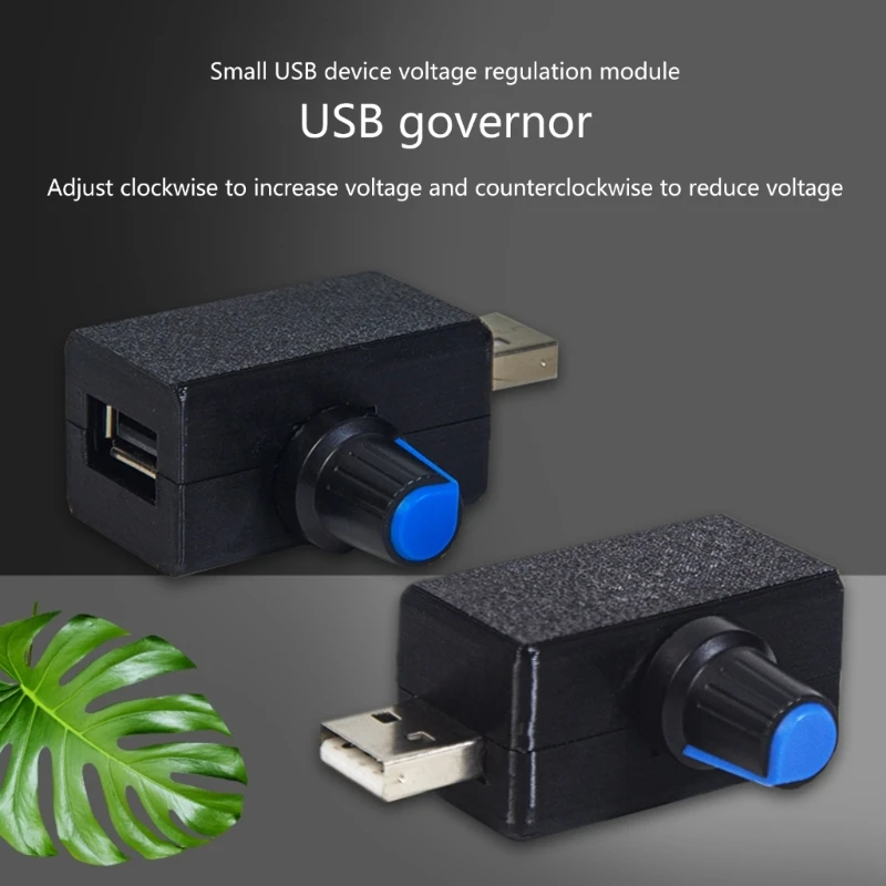 5V USB Fan Speed Adjuster With Continuous Controls And Quiet Operations for Desk And Laptop Fans