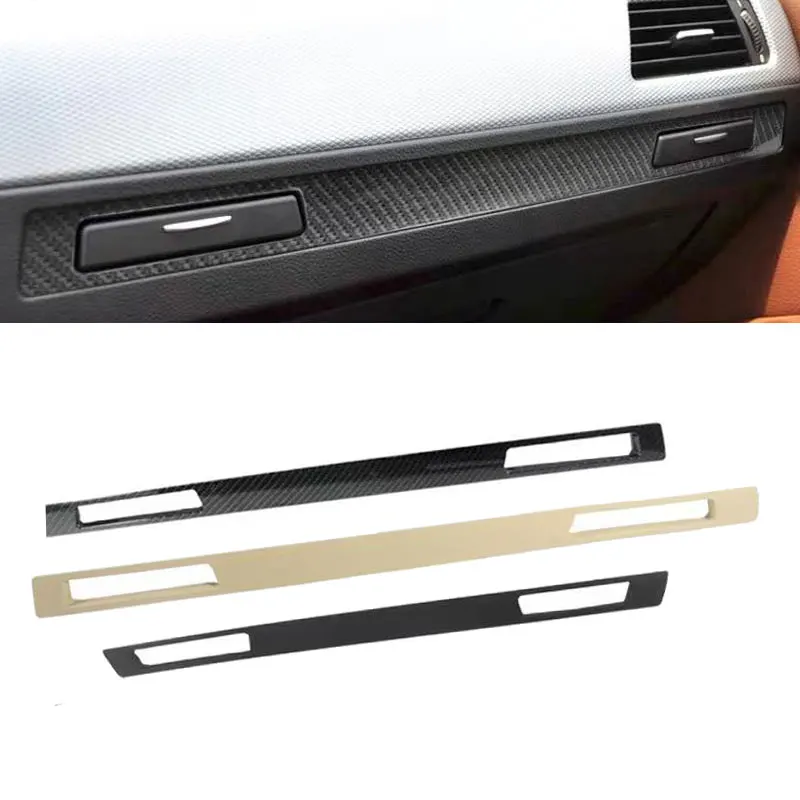 

LHD For BMW 3 Series E90 E92 E93 2005-2012 Center Console Glove Box Water Cup Holder Panel Cover Trim Strip