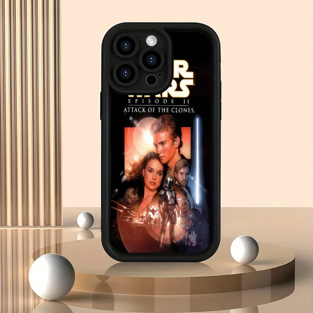 Star-Themed Anti-Slip Silicone Soft Phone Case