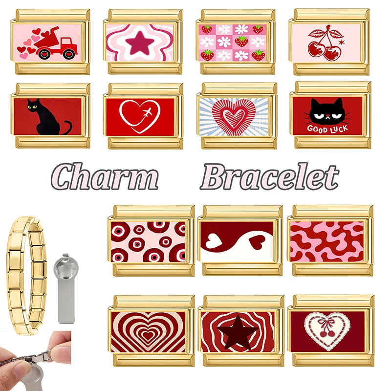 Tai Chi Stainless Steel Girls Bracelets DIY