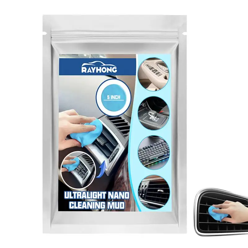 1Pcs Car Cleaning Gel cleaning gel car cleaning tool cleaning magic mud car detailing cleaner car cleaning gel Slime Reusable Keyboard Cleaner Interior Glue Slime For Laptop
