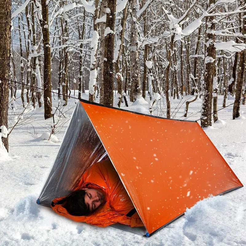 Stan outdoorové bezodkladnost přežití přístřeší 2 osoba bezodkladnost stan být schopen nacházet se použitý dle přežití stan bezodkladnost topení