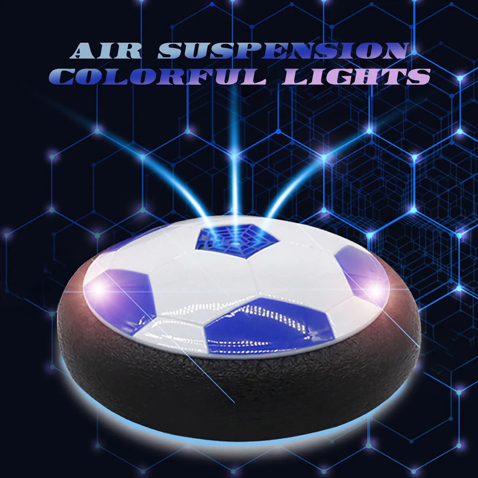 Hover Soccer Ball for Kids | Flashing Colored LED Lights | for Smooth  Surfaces | New Football Toy, Indoor Battery Operated Air Floating Hovering  Disc