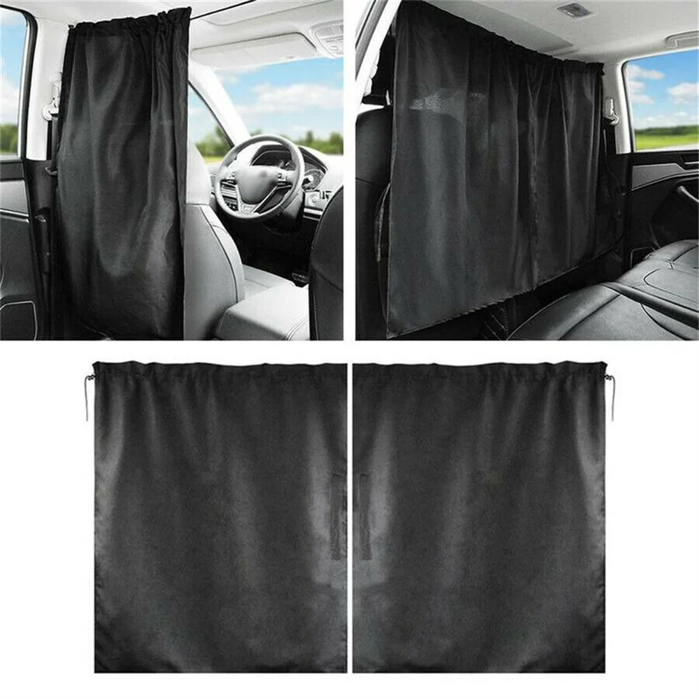 Auto Taxi Cab Teiler Van Kabine Vorhang Campervan Schwarz Schutz  Privatsphäre Vorne Hinten Sitz Teiler Vorhang Fenster Sonnenschirm  Abdeckung - AliExpress