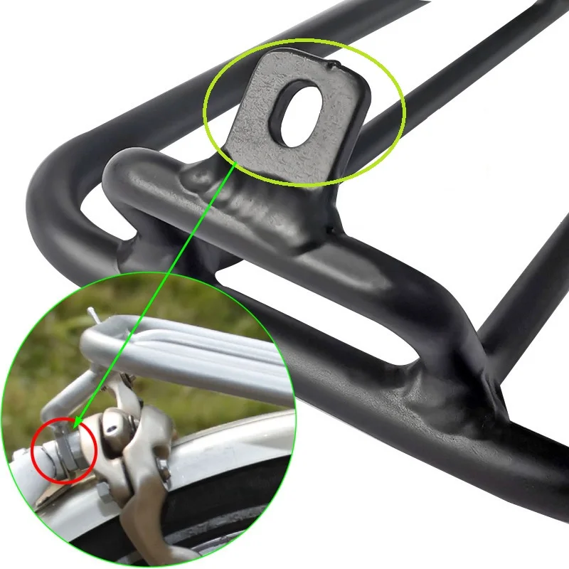 Litepro Für Brompton Faltrad Standard Gepäckträger Aluminium Legierung Fahrrad Gepäckträger Hinten Gepäckträger – Detail 5