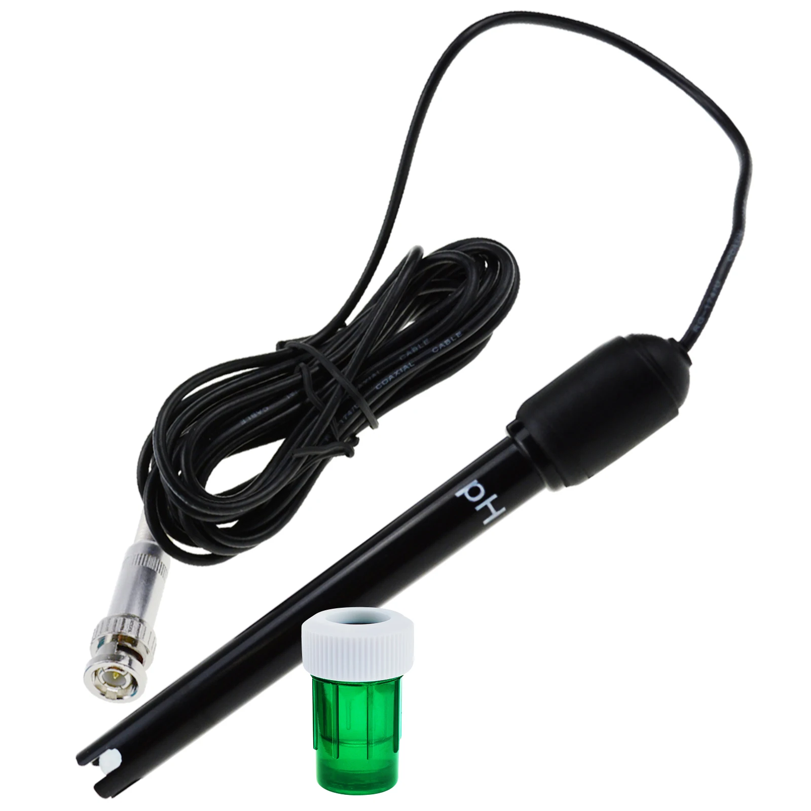 PH Electrode Sensor Probe 300cm Cable Water Analyzer PH Meter PH Probe For Aquarium Hydroponics BNC Connector Sonde Ph Piscine 4