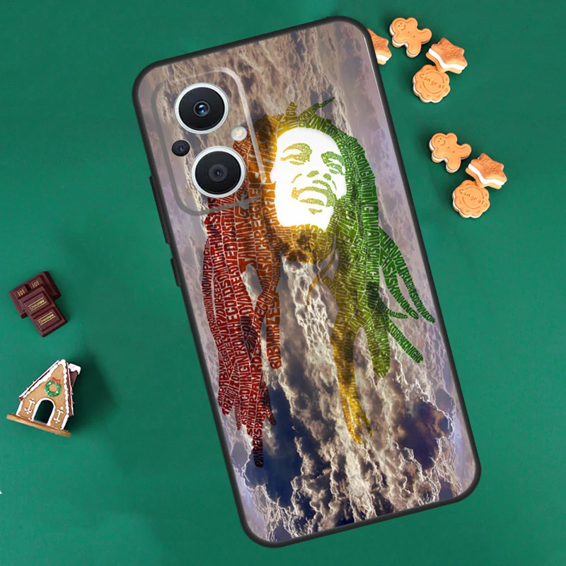 Bob Marley Jamaican Weed Design Phone Case