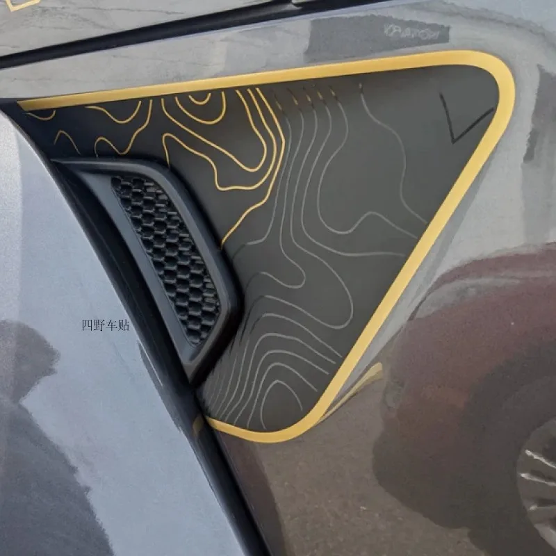 Adesivo sportivo compatibile con Jeep Wrangler JL 2019 2020 2021 2022 porta lato sinistro e destro montagne fuoristrada 4x4 vinile - Italia