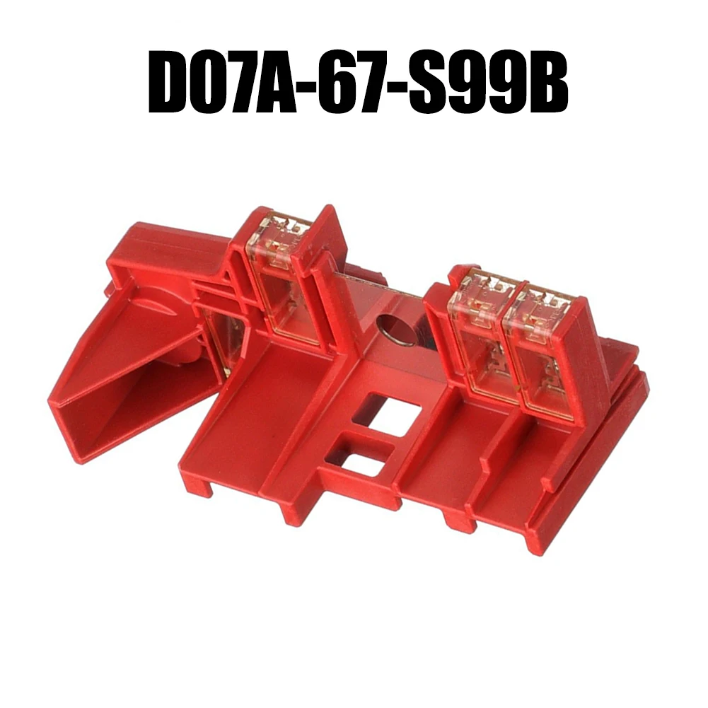 

1pc Red Fuse Block For Battery Terminal For Mazda3 CX-5 2013-2021 D07A-67-S99B Accessories For Vehicles