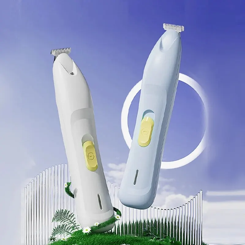 Pet Clipper Electric Push with Led Lights Foot Hair Trimmer Professional Dog and Cat Care Supplies Usb Rechargeable