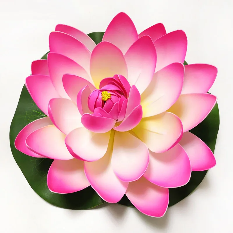 Floating Lotus Artificial Flower - Lifelike Water Lily for Pond and Garden Decoration