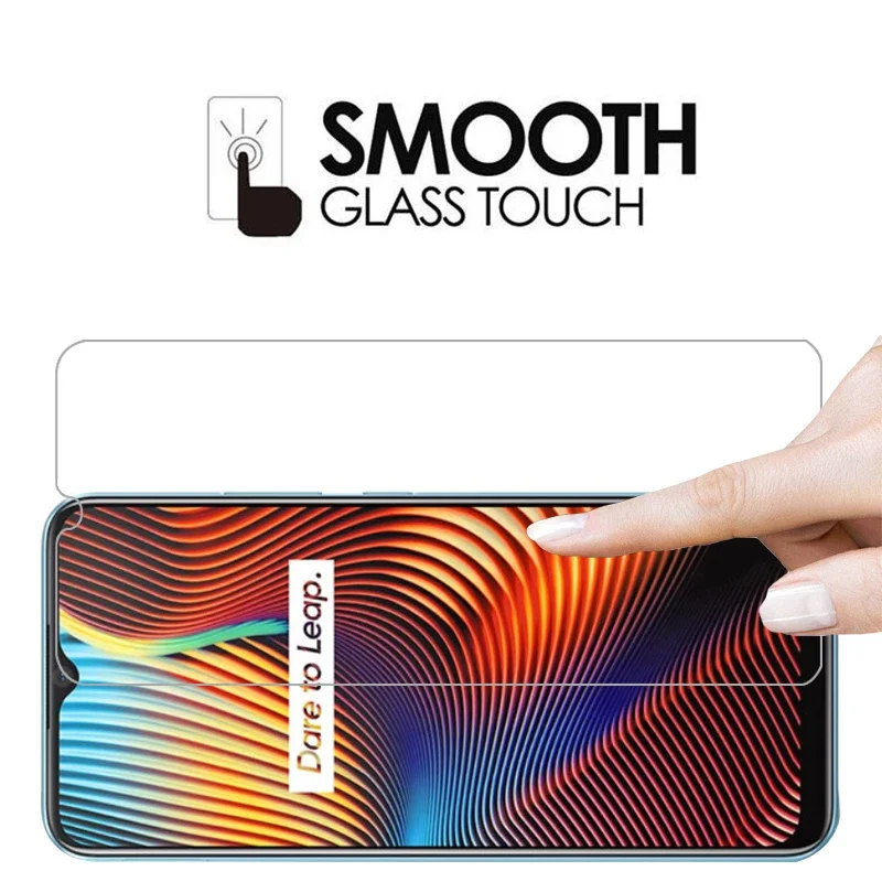 Realme용 강화 유리 글로벌 케이스 커버, Realme7i 7 i i7 6.5 휴대폰 코크 백, Realmi reame