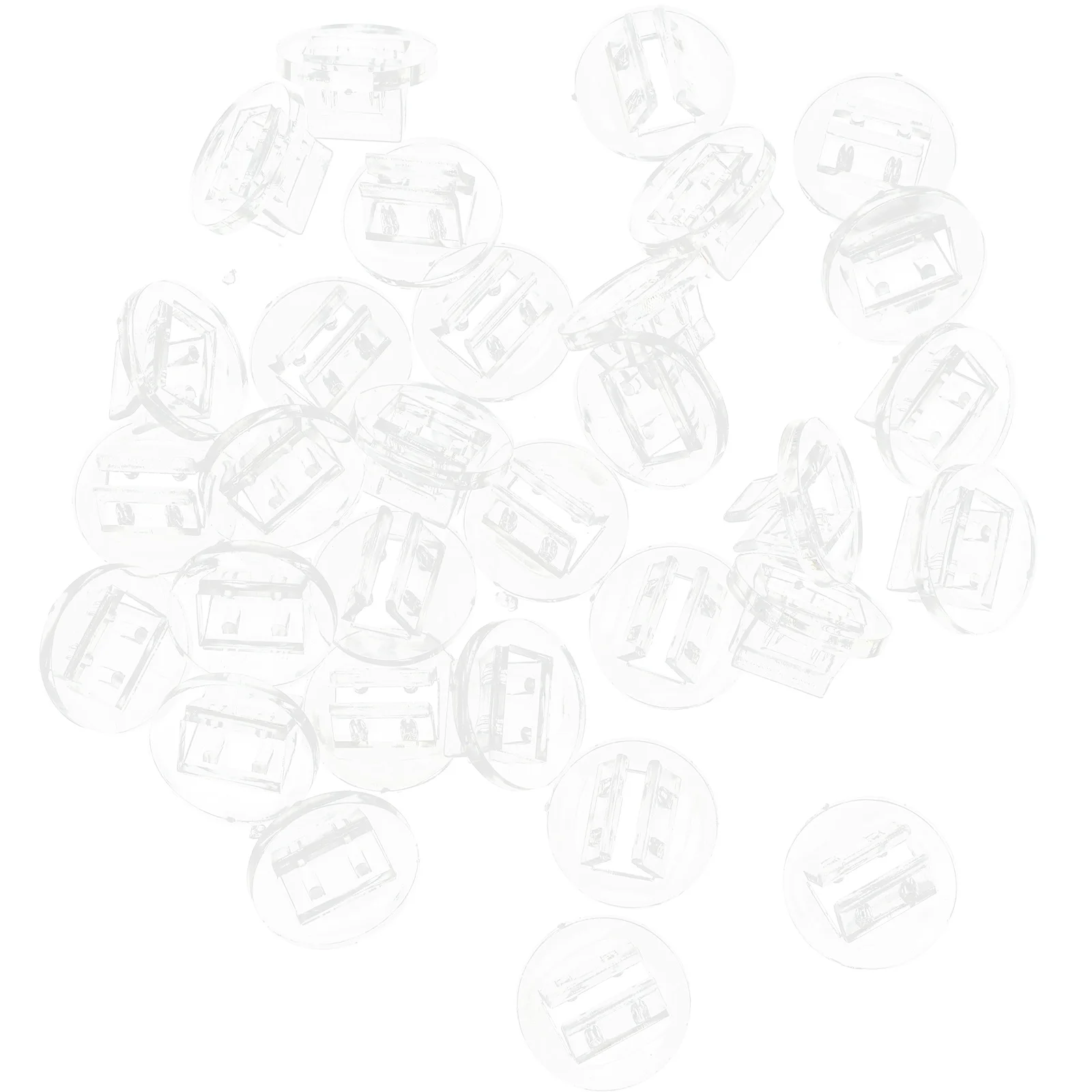 

100 Pcs Card Stand Place Plastic Playes Business Holders Storage Display Rack Toy