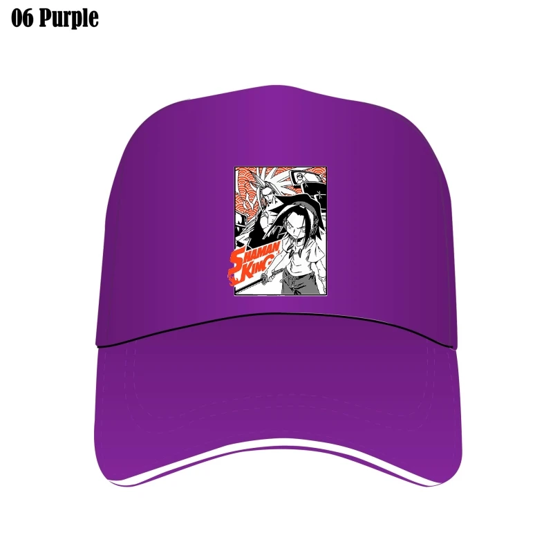Japan Anime Shaman King Funny Custom Hat Men New White Casual Mesh Bill Hats Manga Unisex Regolabile Bill Hats