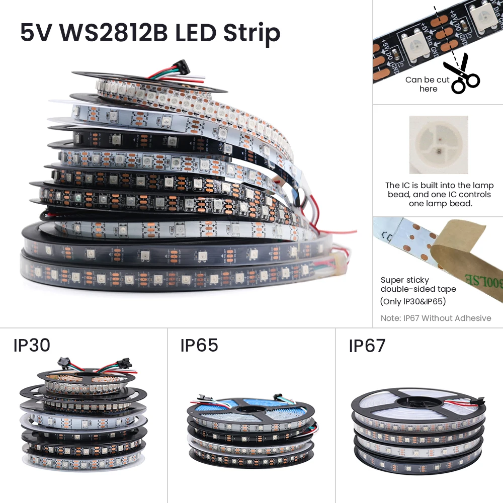 Рисунок 5 - WS2812B WS2813 WS2815 красный зелёный