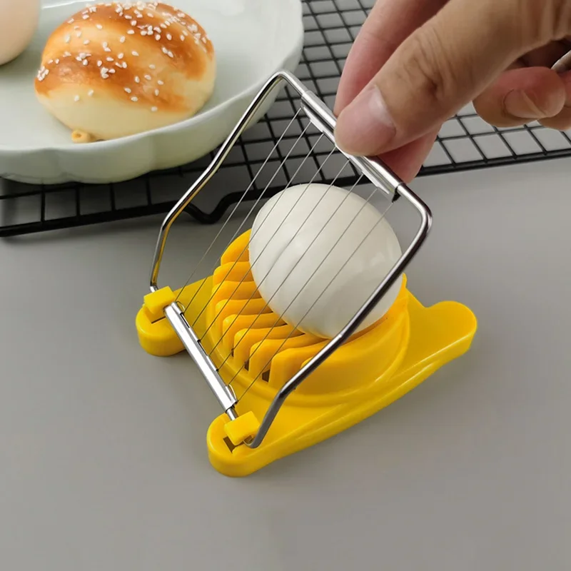 Egg Cutter Stainless Steel 1-Pack for Making Fruit Salad Children's Food Manual Cooking Machine Kitchen Tools