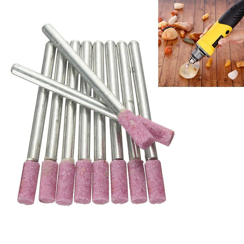

Effective Burr Cleaning and Edge Grinding Tools 10Pcs Ceramic Stone Polishing for Rotary Die Grinder Drill Bit