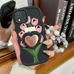 3 - Piece Set: Stay Happy Phone Case, Lanyard & Stand - iPhone X (Black)