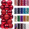 24/36Pcs Christmas Baubles 3/4CM Balls Hanging Christmas Trees Ornaments 1