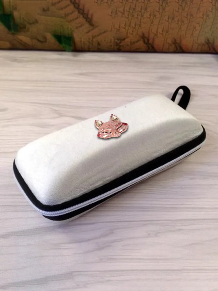 

Модный бархатный футляр для очков-Улучшенный жемчуг и бант