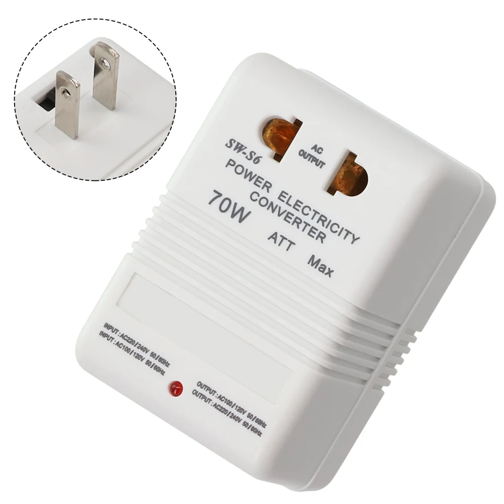 

High Quality Parts 70W Transformer Voltage Converter Step-Up&Down 2.9\"x 1.9\"x 1.57\" 220V To 110V Transformer