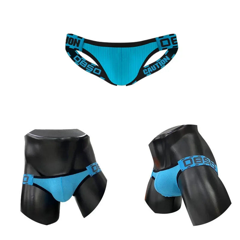 0850 hollow waistless thong super low rise protruding T pants Valentine's Day gift BS3209 men's underwear cotton material 6