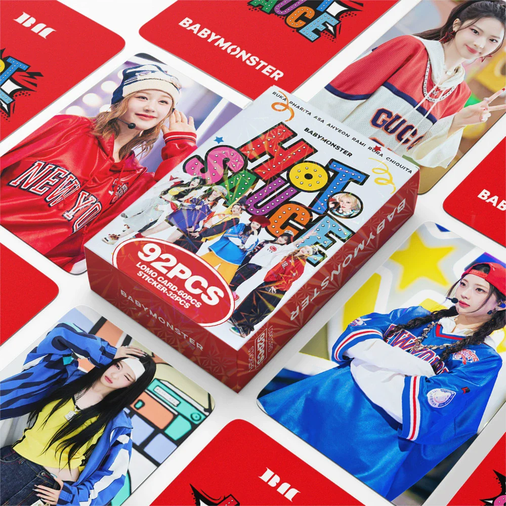 92PCS BABYMONSTER HOT SAUCE Album Photocards - RAMI RORA AHYEON