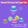 100Pcs Disposable Tattoo Silicone Ink Cup Permanent Makeup Pigment Holder Container Cap Tattoo Ink Accessories for Tattoo Artist 2