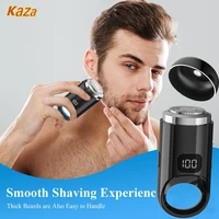 Electric Razor for Men Rechargeable Mini Shaver Wet-Dry Beard Body Hair Trimmer Portable Men's Electric Shaver Pocket Razor 1