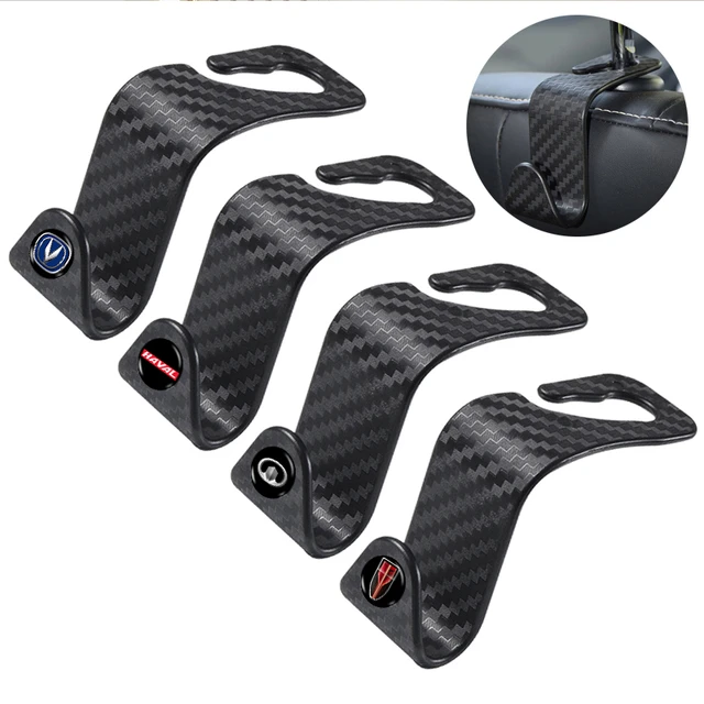 For Tesla Model 3 Y S X Universial Car Seat Back Hook Carbon Fiber