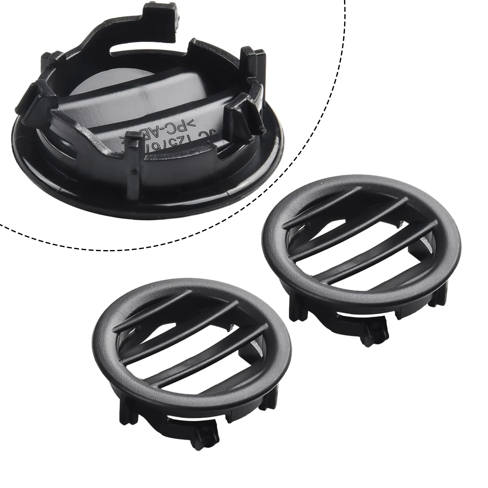 벤츠 W204 C 클래스 C300 C350 C630 에어 벤트 아울렛 그릴 커버 용 메르세데스 용 왼쪽 + 오른쪽 에어 AC 벤트