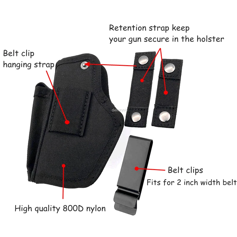 Concealed Carry Gun Holster Right or Left Hand For Glock 19 17 26 27 43 S&W M&P Shield 9/40 1911 Taurus PT111 G2 Sig Sauer Ruger pistol holster gun holster