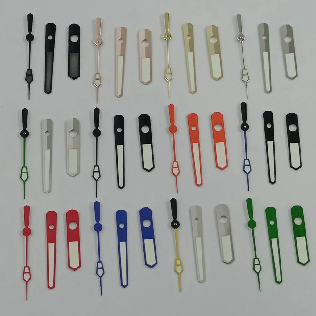 Luminous Multicolor Watch Hands in Premium Metallic Shades