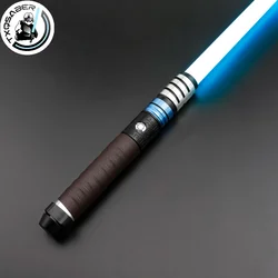 TXQSABER Lightsaber Neo Pixel Heavy Dueling RGB Laser Sword Metal Hilt Smooth Swing Blaster Cosplay Jedi Luminous Kids Toys