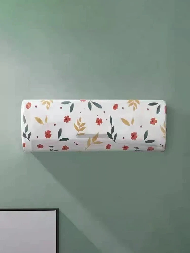 Description Picture 2 of item2pcs Air Conditioner Dust Cover Wall Mounted Fan Universal Minimalist Creative Cartoon Washable Fan Cover Air Conditioner Cover