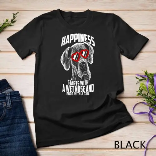 

Футболка унисекс с надписью «Happiness стартует»