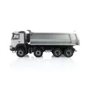 JDM 161 65D 1/14 8*8 Hydraulic Metal RC Dumper Truck Car Model Assembled With I6S Radio Square U-shaped Bucket TH19700-SMT8 5