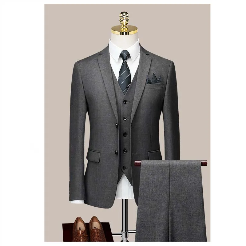 

Custom Made Groom Wedding Dress Blazer Pants Business High-end Classic Dress Trousers 19188385