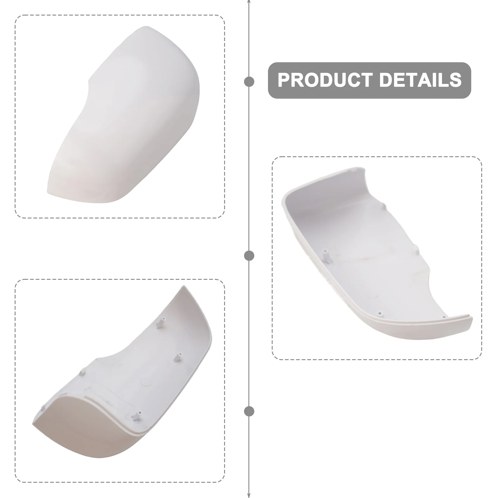 기아 피칸토 2011 2012 2013 2014 2015 2016 2017 좌측 사이드 미러 쉘 하단 부분 (공장 출고 디자인)